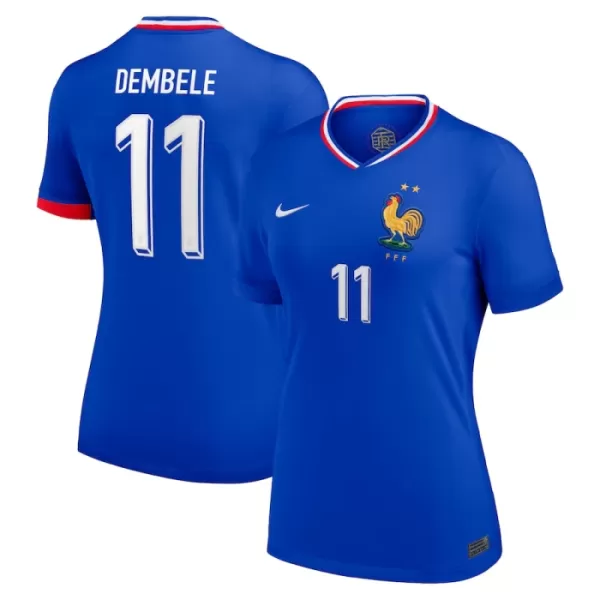 Maillot France Dembele 11 Femme Domicile Euro 2024