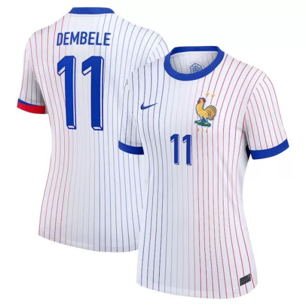 Maillot France Dembele 11 Femme Extérieur Euro 2024