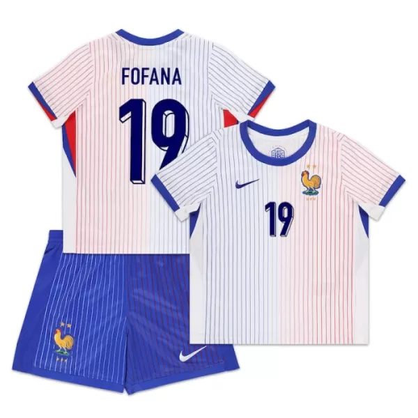 Maillot France Fofana 19 Enfant Extérieur Euro 2024