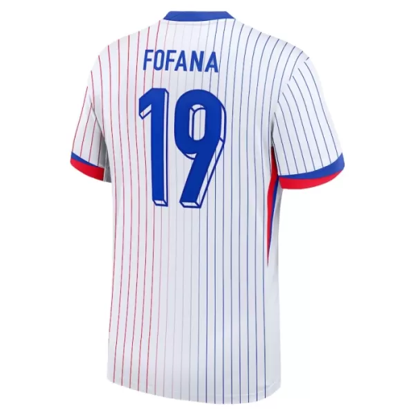 Maillot France Fofana 19 Homme Extérieur Euro 2024