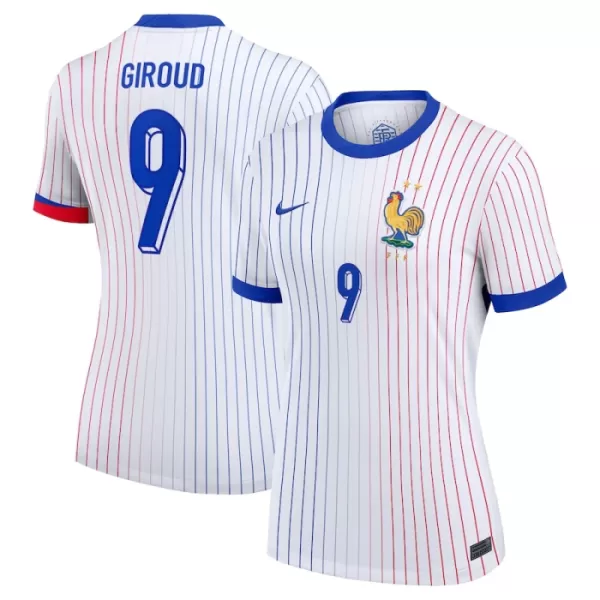 Maillot France Giroud 9 Femme Extérieur Euro 2024