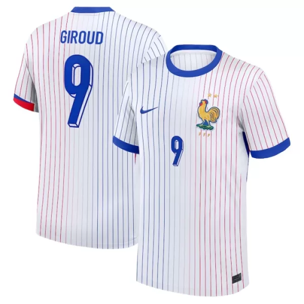 Maillot France Giroud 9 Homme Extérieur Euro 2024