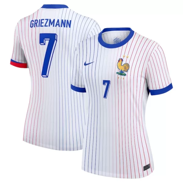 Maillot France Griezmann 7 Femme Extérieur Euro 2024