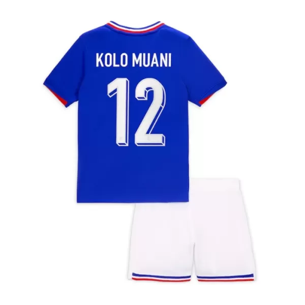 Maillot France Kolo Muani 12 Enfant Domicile Euro 2024