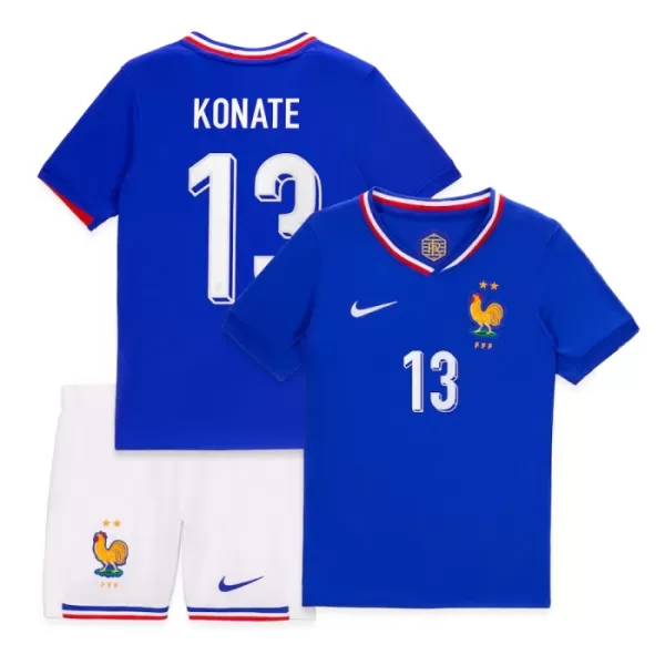 Maillot France Konate 13 Enfant Domicile Euro 2024