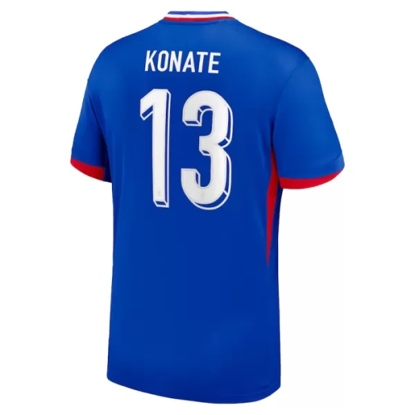 Maillot France Konate 13 Homme Domicile Euro 2024