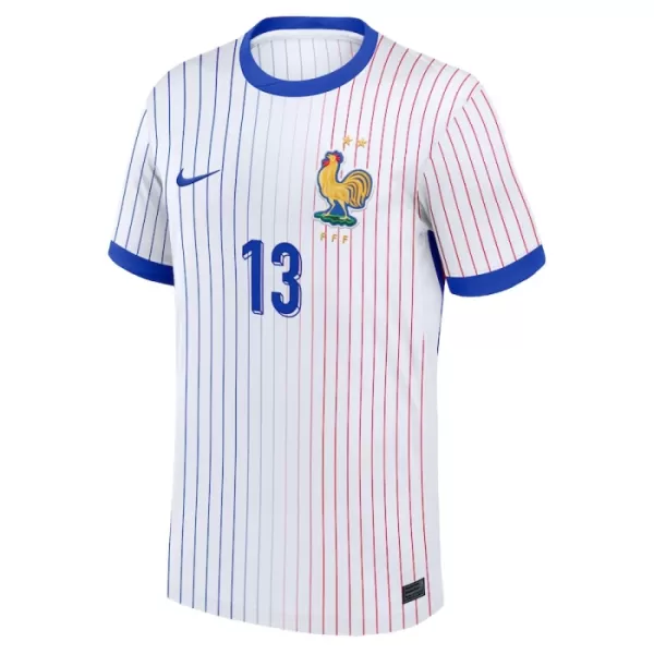 Maillot France Konate 13 Homme Extérieur Euro 2024