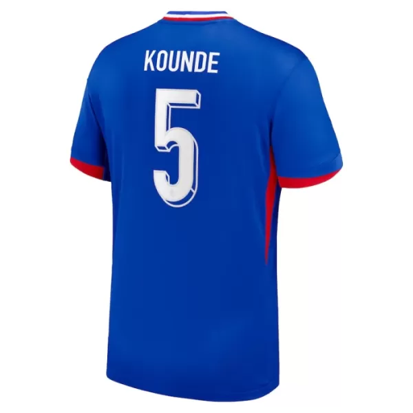 Maillot France Kounde 5 Homme Domicile Euro 2024