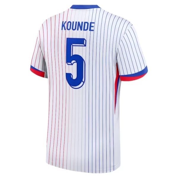 Maillot France Kounde 5 Homme Extérieur Euro 2024