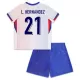 Maillot France L. Hernandez 21 Enfant Extérieur Euro 2024