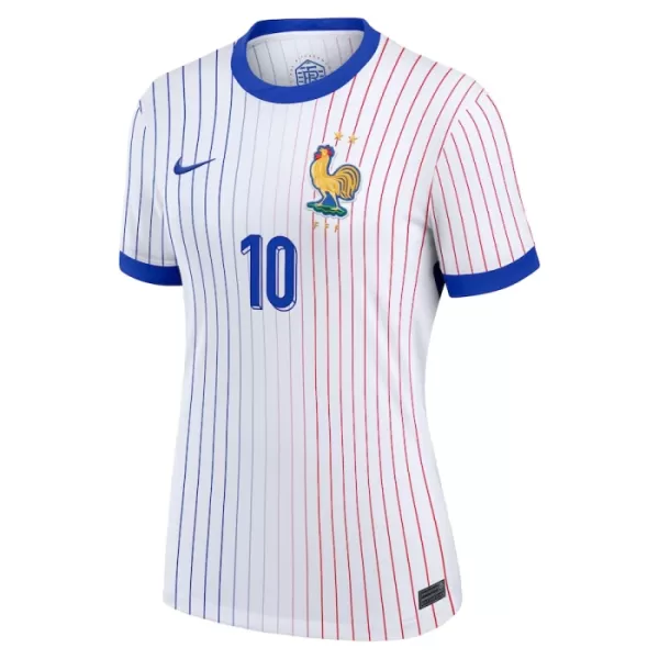 Maillot France Mbappé 10 Femme Extérieur Euro 2024