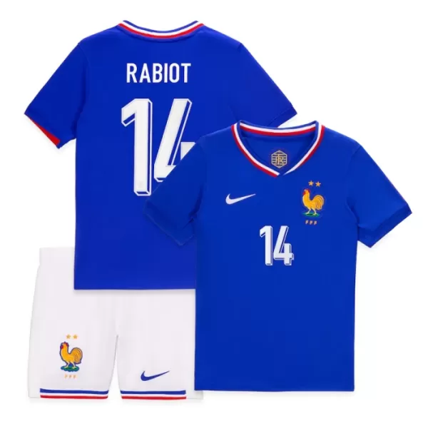 Maillot France Rabiot 14 Enfant Domicile Euro 2024