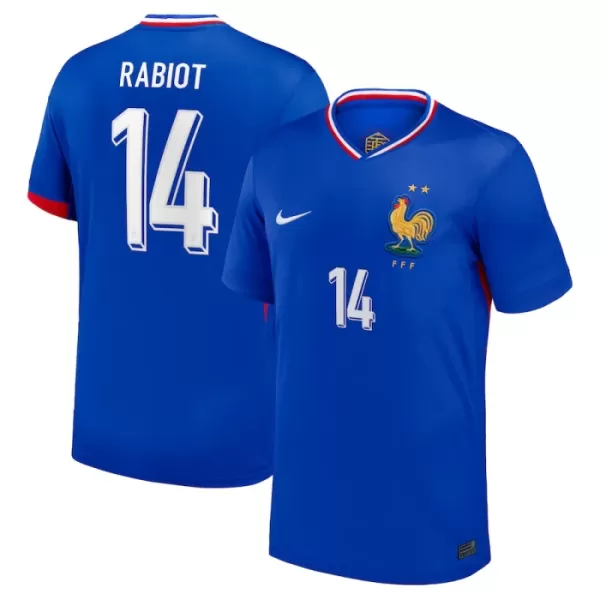 Maillot France Rabiot 14 Homme Domicile Euro 2024