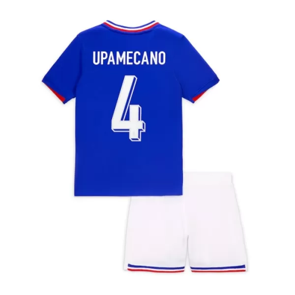 Maillot France Upamecano 4 Enfant Domicile Euro 2024