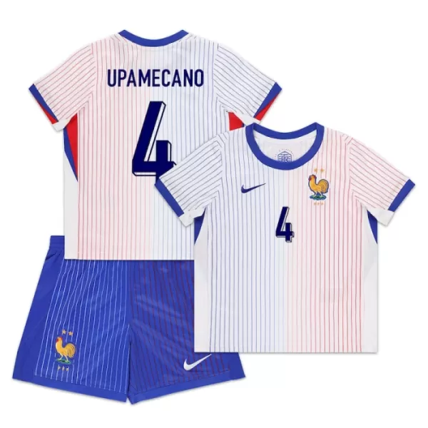 Maillot France Upamecano 4 Enfant Extérieur Euro 2024