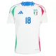 Maillot Italie Barella 18 Homme Extérieur Euro 2024