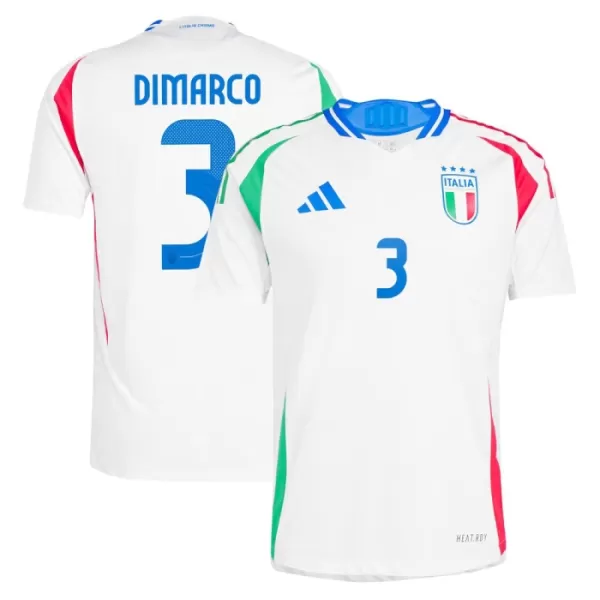 Maillot Italie DiMarco 3 Homme Extérieur Euro 2024