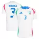 Maillot Italie DiMarco 3 Homme Extérieur Euro 2024