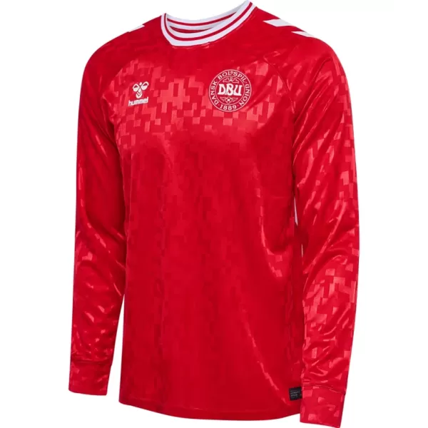 Maillot Manches Longues Danemark Homme Domicile Euro 2024