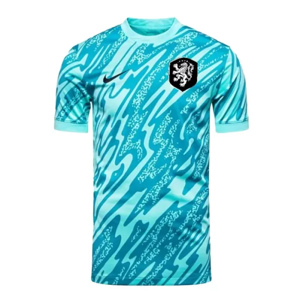 Maillot Gardien Pays-Bas Homme Euro 2024 Bleue