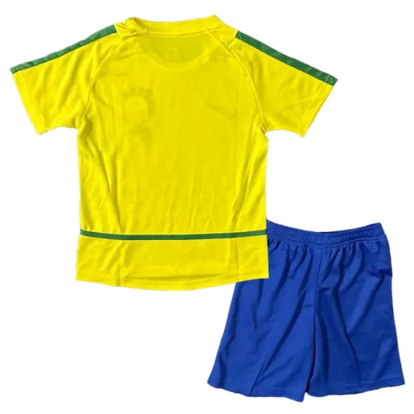 Maillot Brésil 2002-2003 Enfant Domicile Rétro