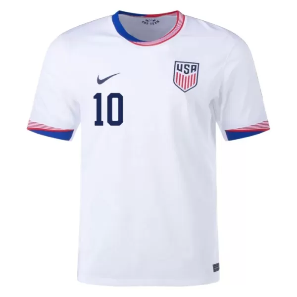 Maillot États-Unis Pulisic 10 Homme Domicile 2024