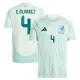 Maillot Mexique Edson Alvarez 4 Homme Extérieur 2024