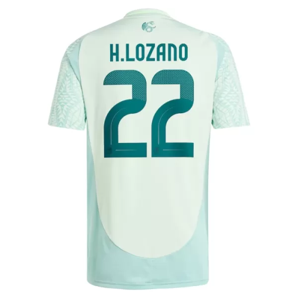 Maillot Mexique Hirving Lozano 22 Homme Extérieur 2024