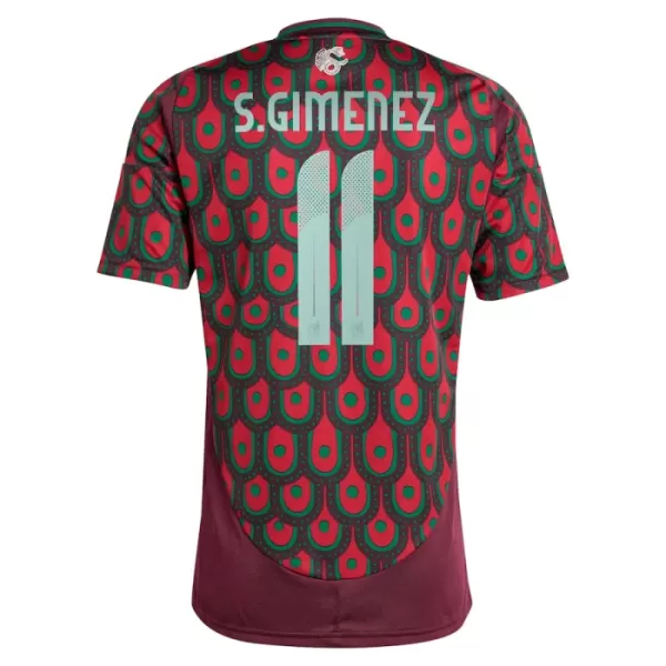 Maillot Mexique Santiago Gimenez 11 Homme Domicile 2024