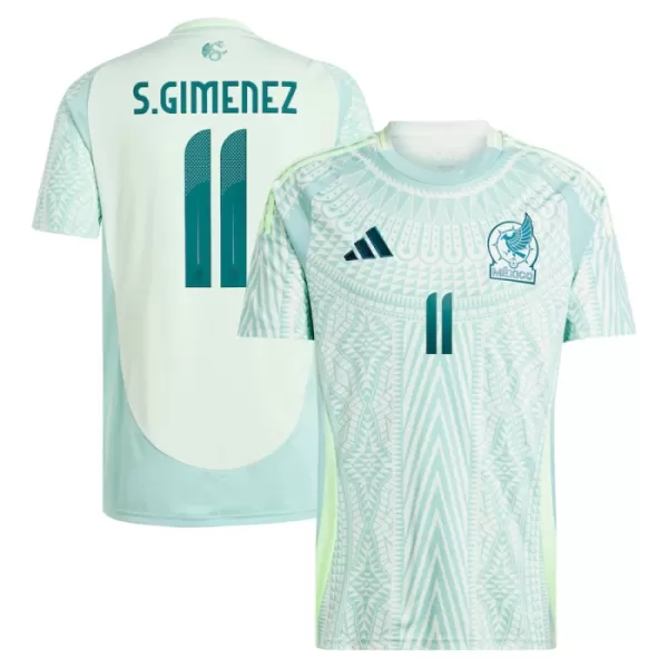 Maillot Mexique Santiago Gimenez 11 Homme Extérieur 2024