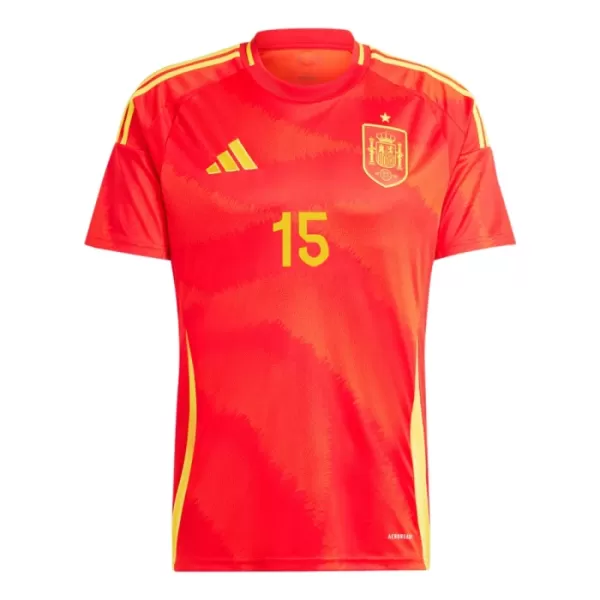 Maillot Espagne Alex Baena 15 Homme Domicile Euro 2024