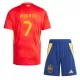 Maillot Espagne Alvaro Morata 7 Enfant Domicile Euro 2024