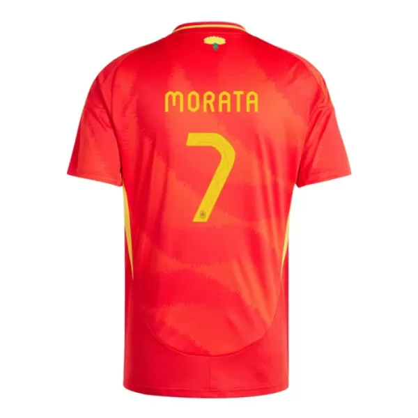 Maillot Espagne Alvaro Morata 7 Homme Domicile Euro 2024