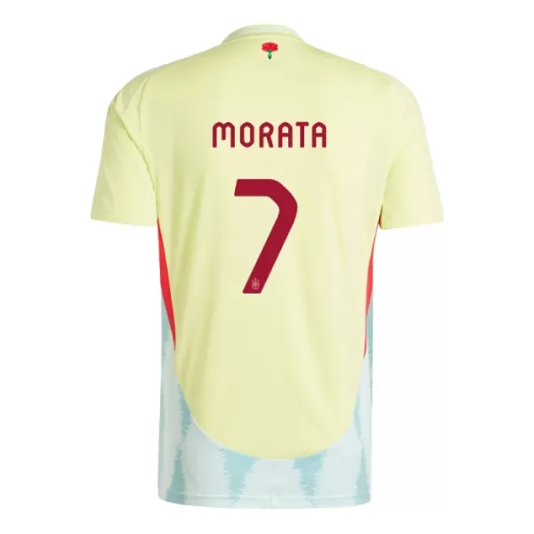 Maillot Espagne Alvaro Morata 7 Homme Extérieur Euro 2024