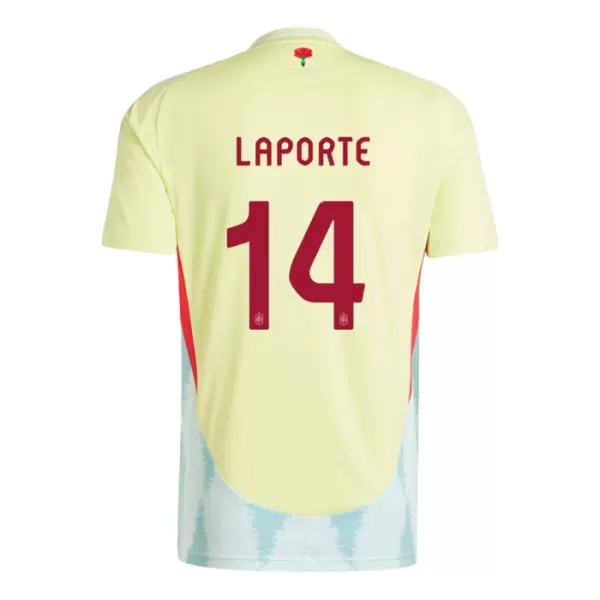 Maillot Espagne Aymeric Laporte 14 Homme Extérieur Euro 2024