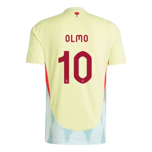 Maillot Espagne Dani Olmo 10 Enfant Extérieur Euro 2024