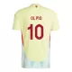 Maillot Espagne Dani Olmo 10 Enfant Extérieur Euro 2024