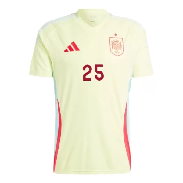 Maillot Espagne Dani Vivian 25 Homme Extérieur Euro 2024