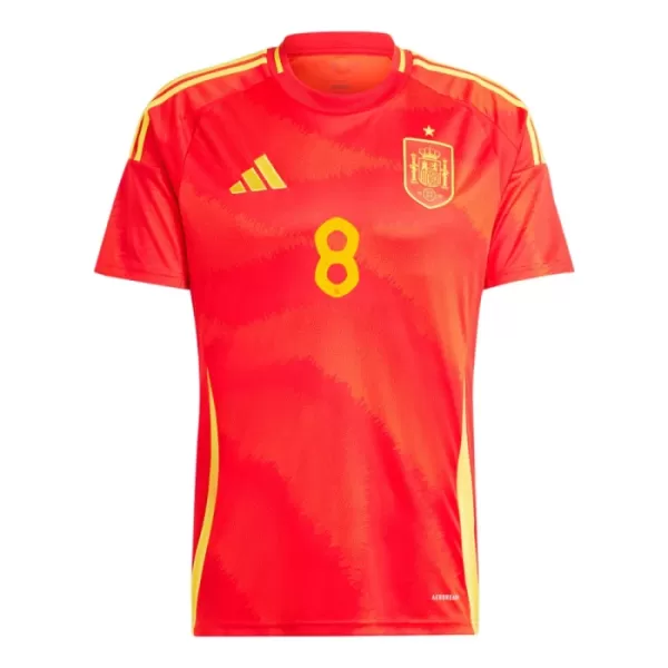 Maillot Espagne Fabian Ruiz 8 Homme Domicile Euro 2024