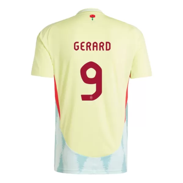 Maillot Espagne Gerard Moreno 9 Homme Extérieur Euro 2024