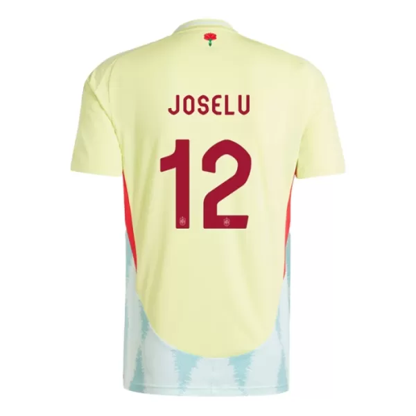 Maillot Espagne Joselu 12 Homme Extérieur Euro 2024