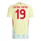 Maillot Espagne Lamine Yamal 19 Homme Extérieur Euro 2024