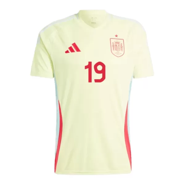 Maillot Espagne Lamine Yamal 19 Homme Extérieur Euro 2024