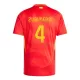 Maillot Espagne Martin Zubimendi 4 Homme Domicile Euro 2024