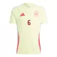 Maillot Espagne Mikel Merino 6 Homme Extérieur Euro 2024