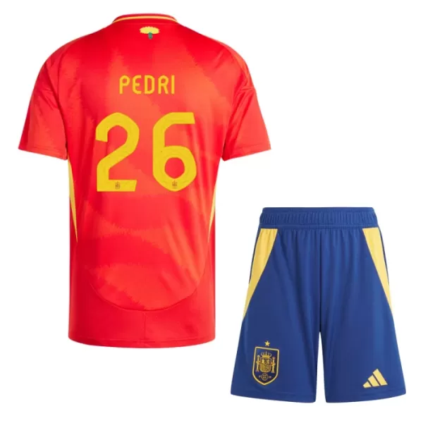 Maillot Espagne Pedri 26 Enfant Domicile Euro 2024