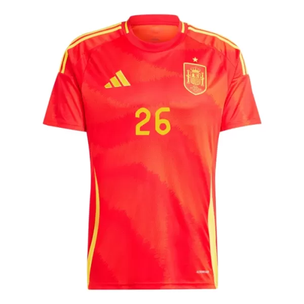 Maillot Espagne Pedri 26 Enfant Domicile Euro 2024