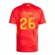 Maillot Espagne Pedri 26 Enfant Domicile Euro 2024