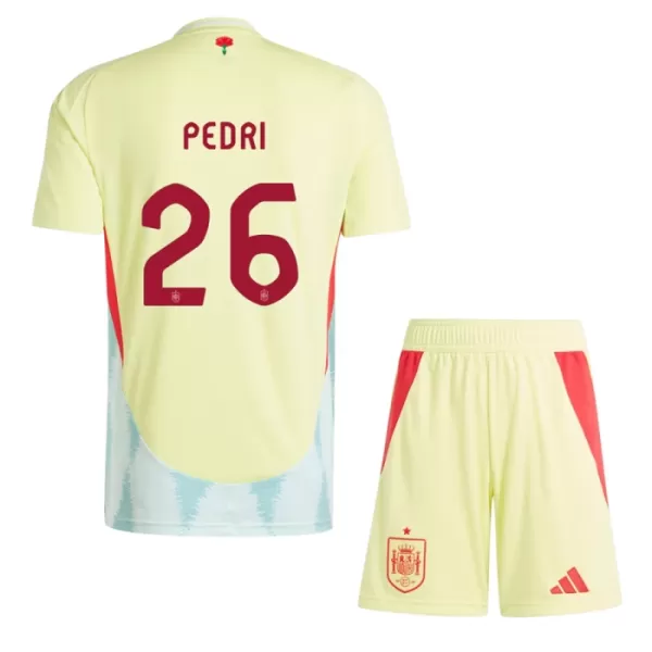 Maillot Espagne Pedri 26 Enfant Extérieur Euro 2024