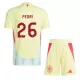 Maillot Espagne Pedri 26 Enfant Extérieur Euro 2024